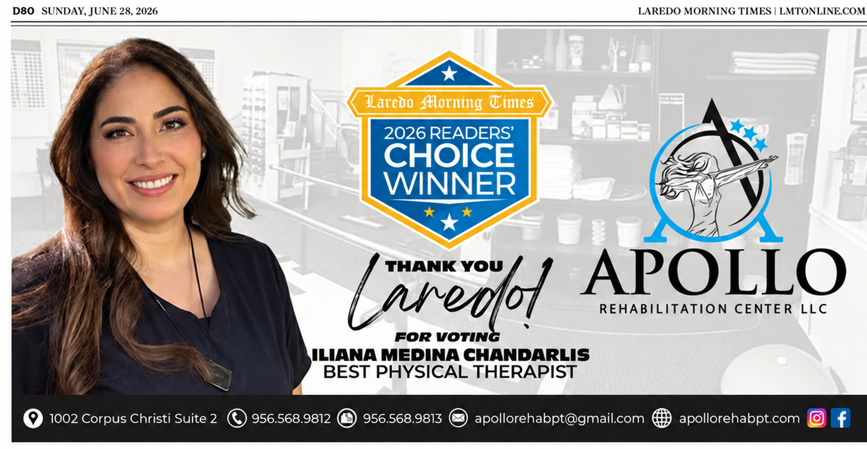 2026 Laredo Morning Times Readers’ Choice winner ad